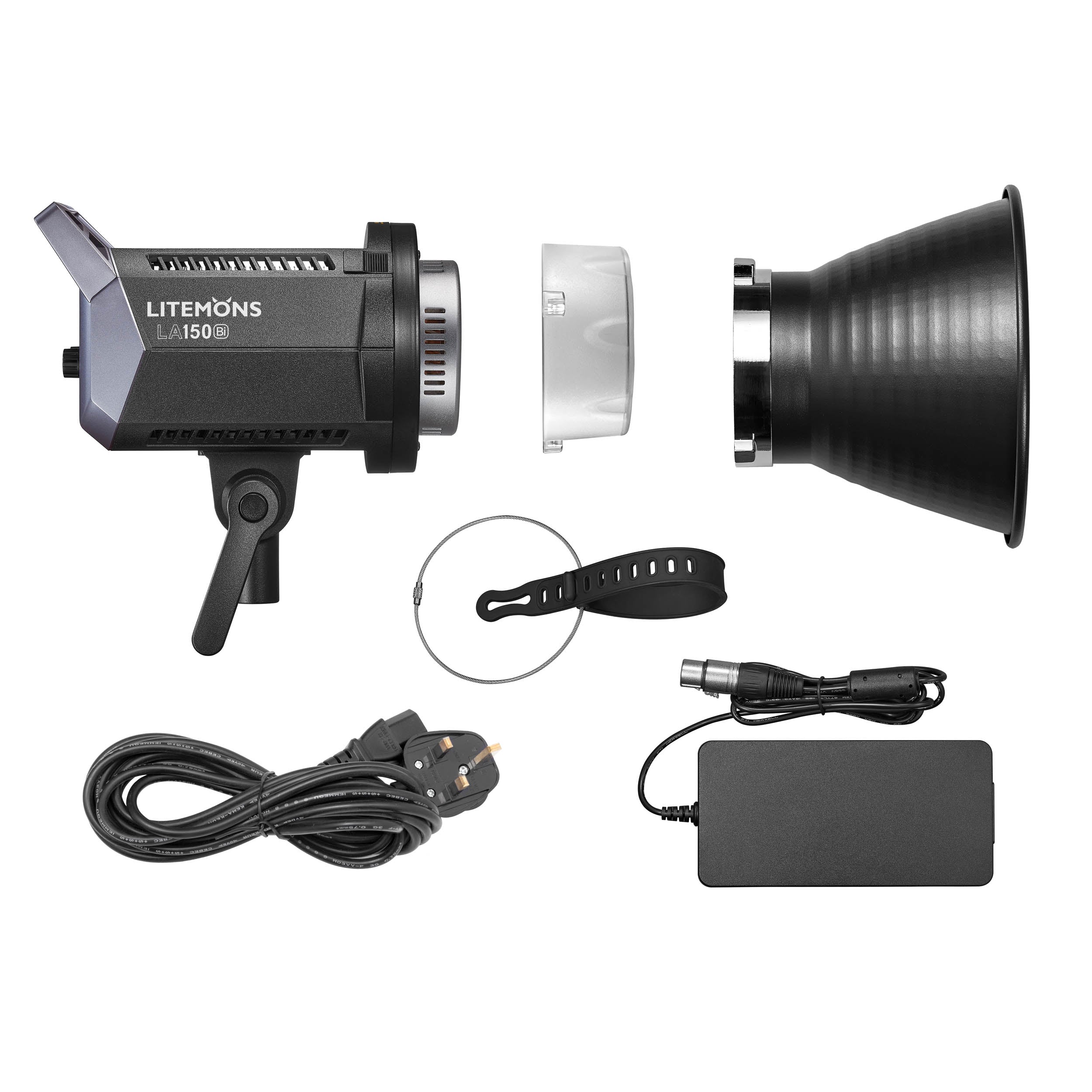 Litemons LA150Bi 190W Ultra Compact COB LED Light - Dual Color Bi-Color for Photography, Videography & Studio Lighting - Perfect for YouTube, TikTok & Professional Shoots