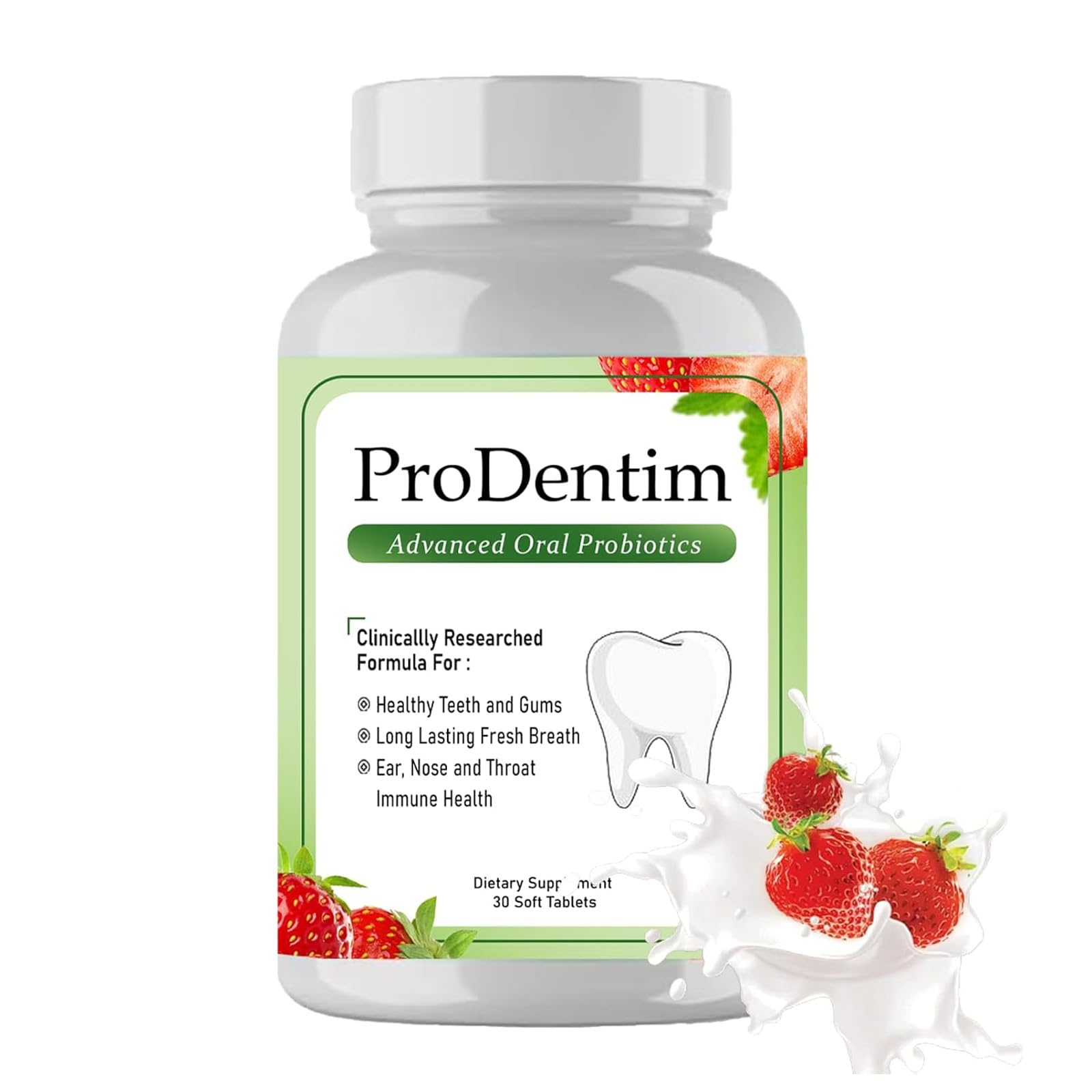 Prodentim Dental Candy Melts - Advanced Oral Probiotics for Gums & Teeth Health, Fresh Breath Support - 3.5 Billion CFU Chewable Tablets (30 Count) - Ideal for Daily Oral Care & Travel-Friendly Dental Hygiene