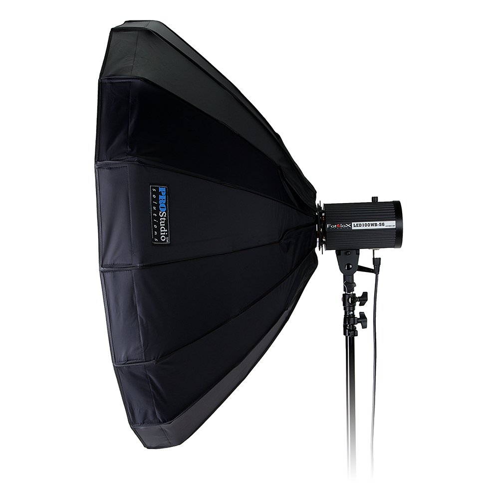 Pro Studio Solutions EZ-Pro 40in (100cm) Collapsible Beauty Dish & Softbox Combo with Novatron Speedring - Professional Photography Lighting for Strobe, Flash & Monolights - Perfect for Portrait, Fashion, and Beauty Photography