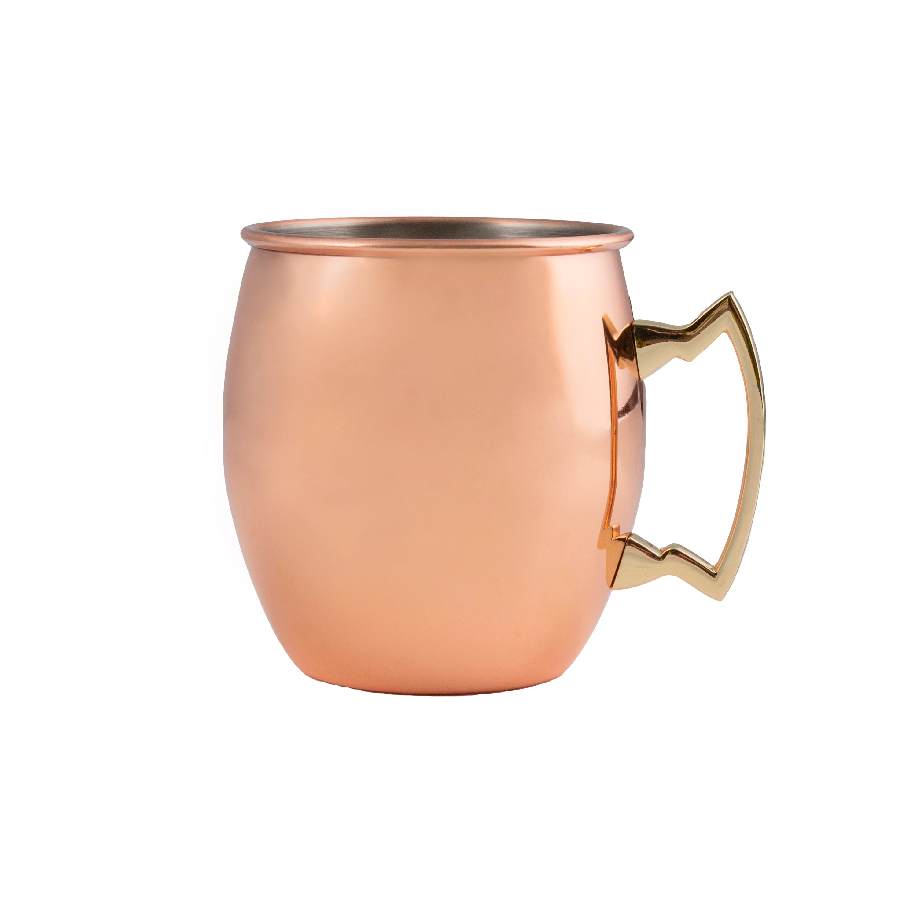 Premium Copper Moscow Mule Mugs Set of 4 - 18oz Hammered Copper Cups with Insulated Handles - Perfect for Cocktails, Iced Drinks & Home Bar Entertaining