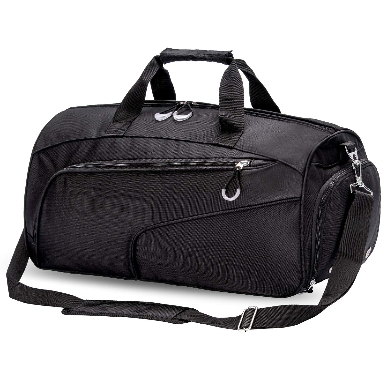Kuston Sports Gym Bag with Shoes Compartment & Wet Pocket - Durable Gym Duffel Bag for Men & Women - Perfect for Workout, Travel & Overnight Trips