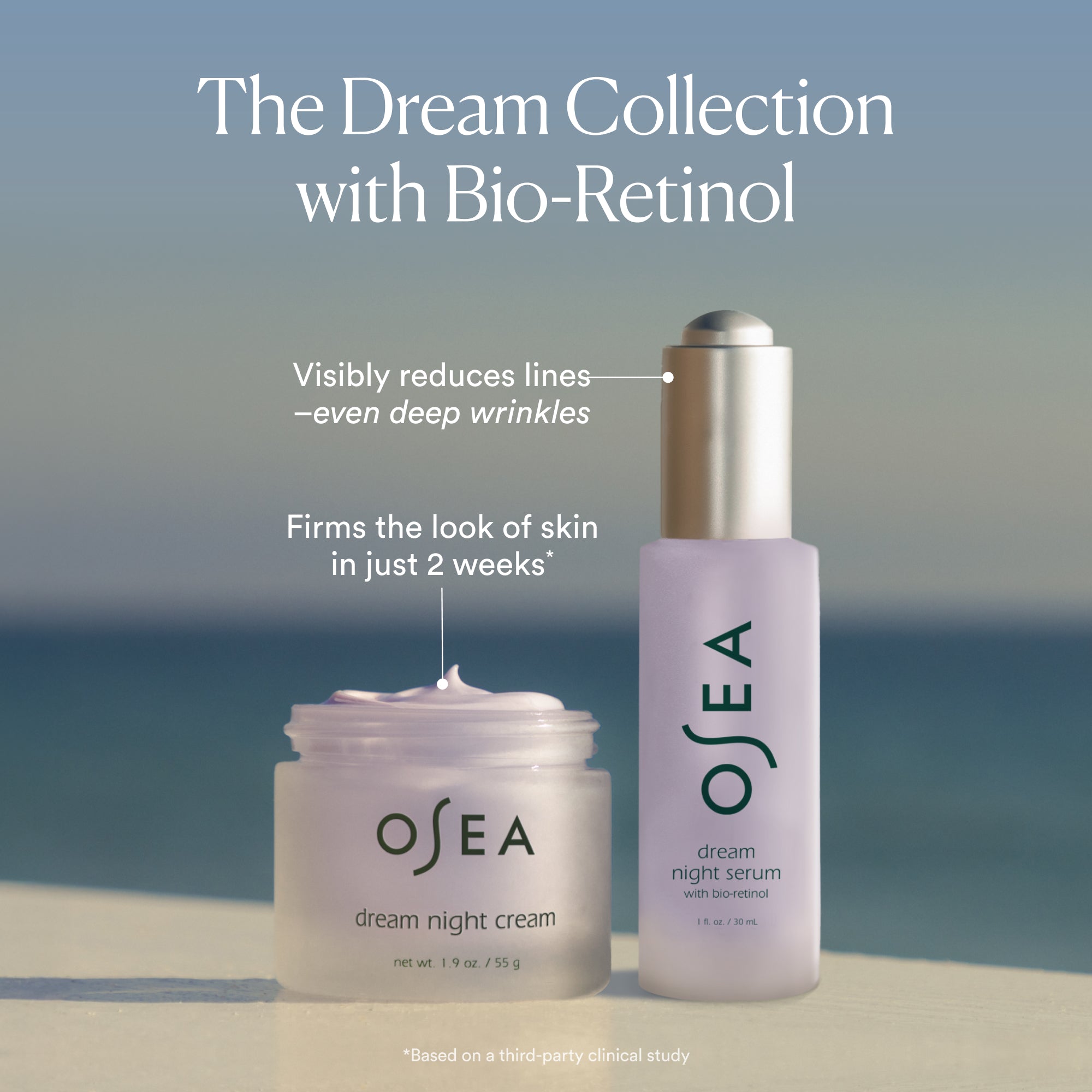 Dream Night Serum With Bio Retinol - Anti-Aging Face Serum for Wrinkles & Fine Lines | Nighttime Skincare Routine for Glowing Skin