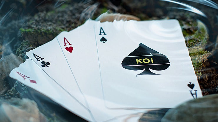 Premium Koi V2 Playing Cards - Waterproof & Durable Poker Cards for Magic Tricks, Cardistry, and Casino Games - Perfect for Professional Magicians, Card Players, and Collectors