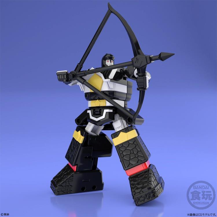 Bandai Shokugan Super MiniPla Power Rangers Shogun Megazord Model Kit - Buildable Collectible Action Figure for Kids & Adults - Perfect for Display, Play & Anime Fans Collection