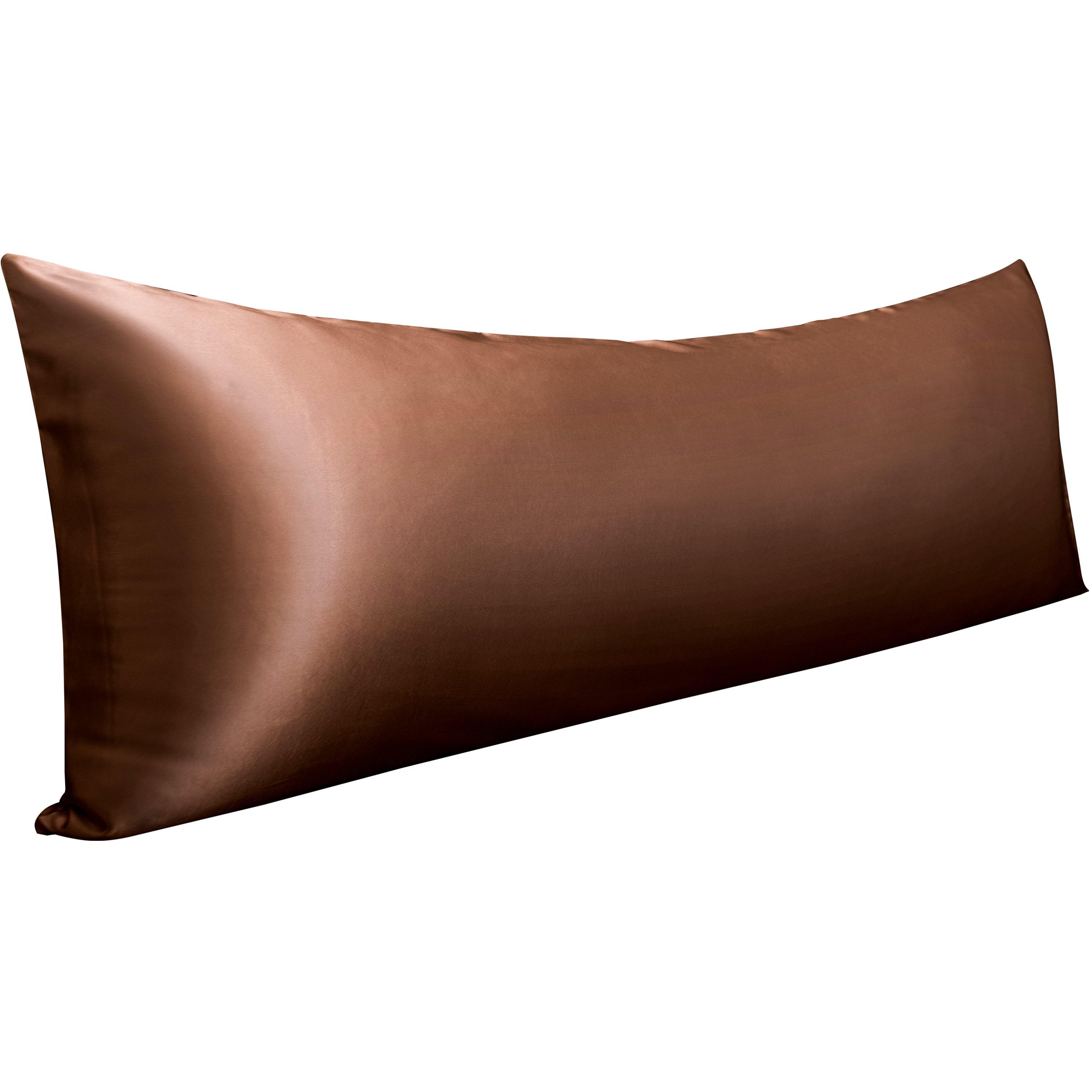 Ultra Soft Satin Body Pillowcase - Smooth & Cozy with Envelope Closure for Better Sleep | NTBAY ® | Perfect for Bedroom, Travel & Relaxation