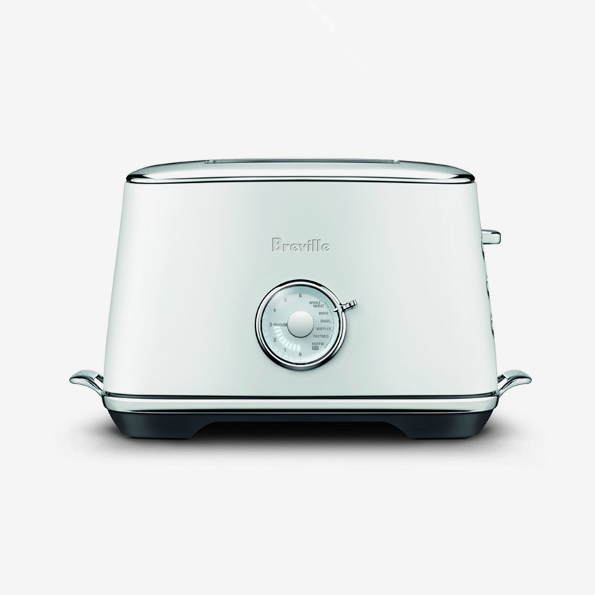 Breville The Toast Select Luxe 4-Slice Toaster - Stainless Steel, Wide Slots, 6 Shade Settings - Perfect for Breakfast, Bagels, and Artisan Bread