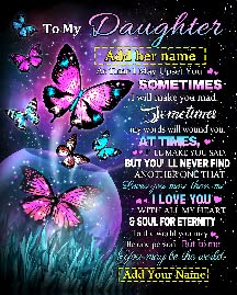 Custom to My Daughter-butterfly 02