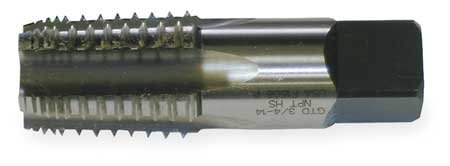 3/8-18 Taper Pipe Tap, Uncoated High-Speed Steel, 5 Flute for Plumbing, Pipe Threading, and DIY Home Repairs