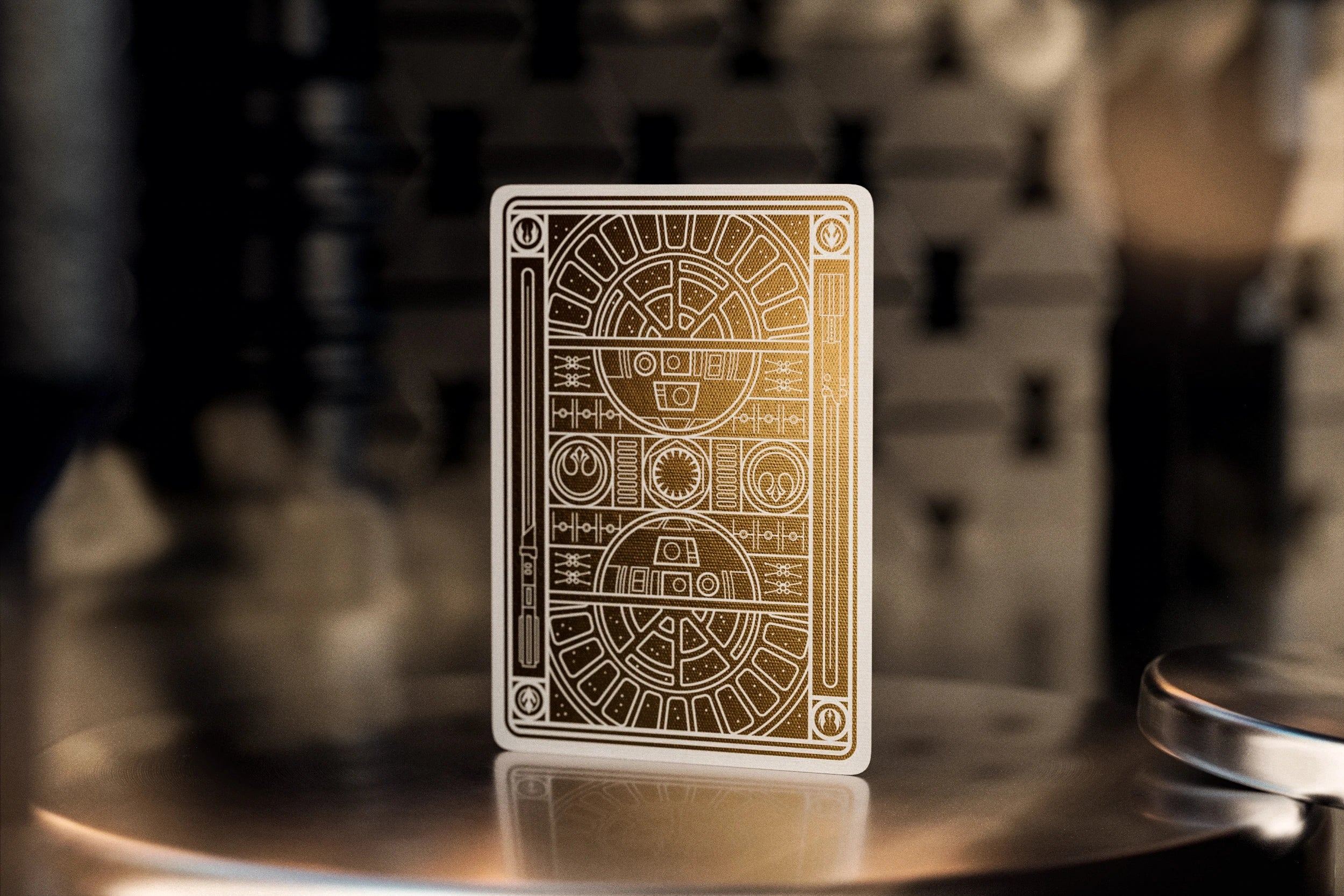 Star Wars Gold Edition Playing Cards - Premium Collectible Deck for Poker, Blackjack & Magic Tricks - Perfect for Game Nights, Gifts & Star Wars Fans