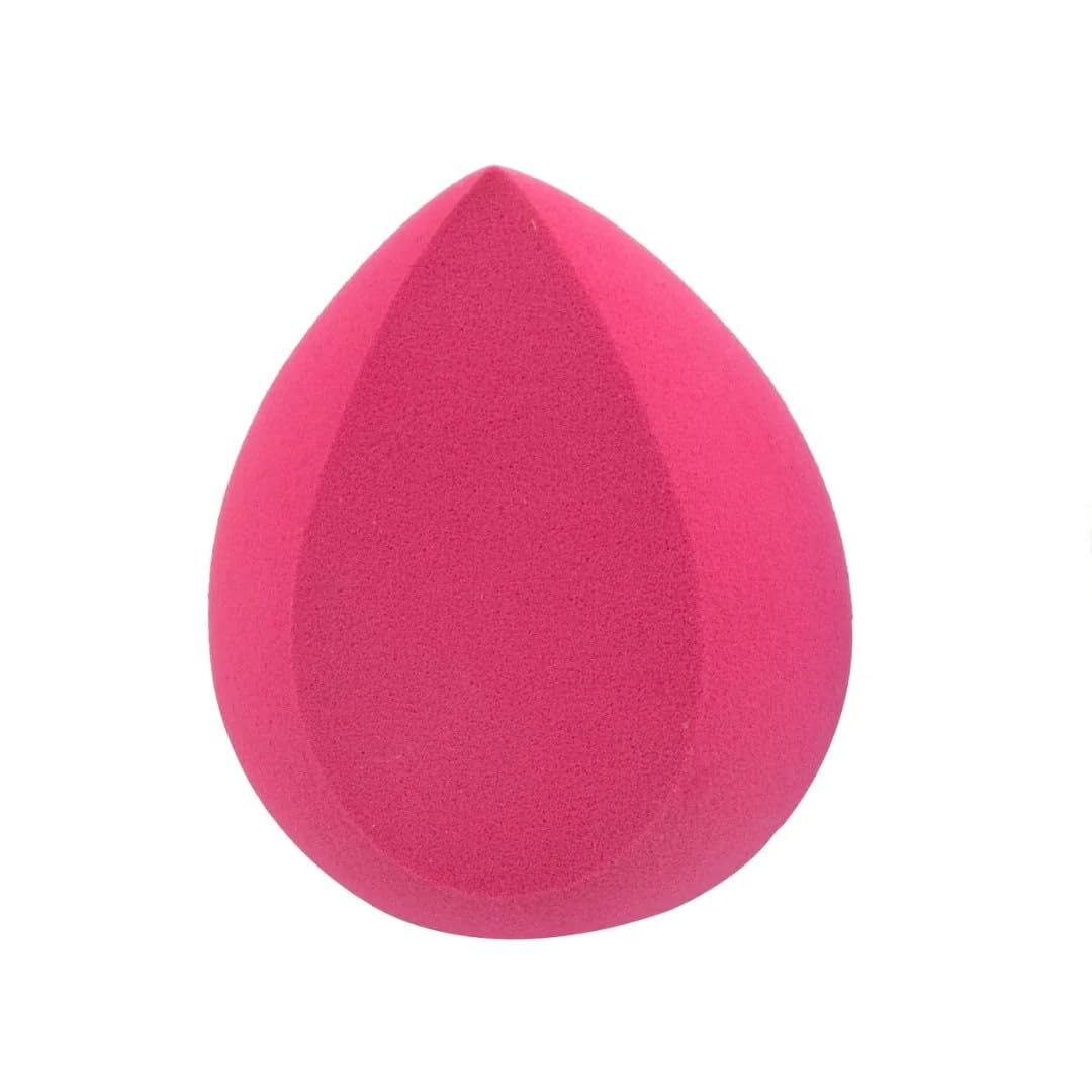 FOLELLO Velvet Blending Makeup Sponge - Blush Pink 5x4cm Microfiber Beauty Blender for Liquid & Powder Foundation, Concealer, Blush | Easy to Clean & Store | Perfect for Professional Makeup & Travel