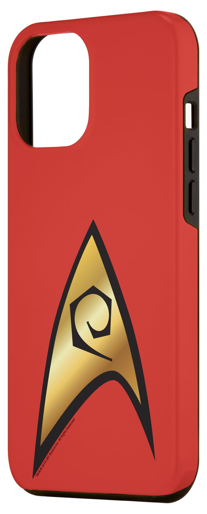 iPhone 12 Pro Max Case with Star Trek Engineer Badge - The Original Series Design | Perfect for Trekkies, Cosplay & Sci-Fi Fans