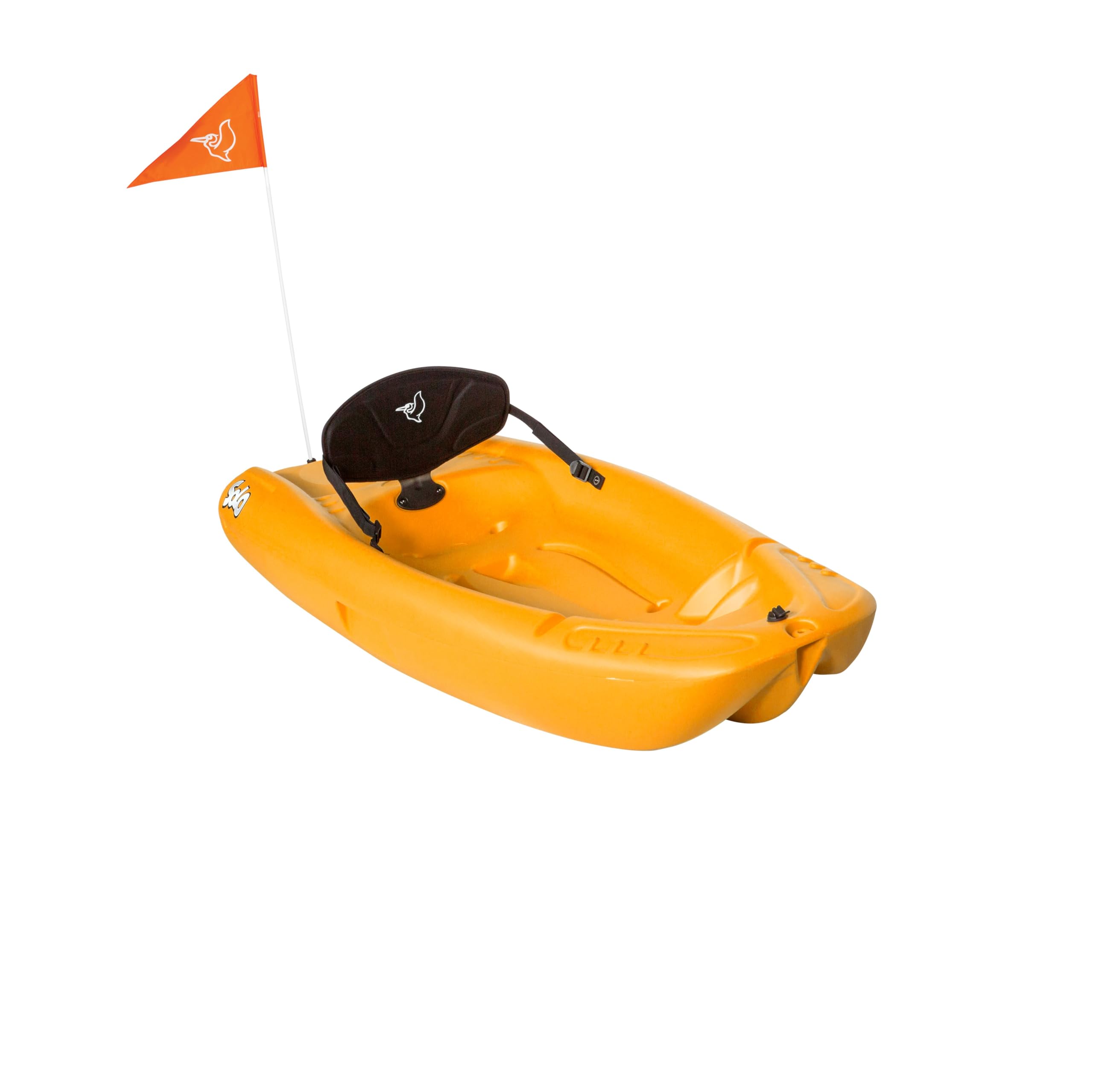 Pelican Solo 6 Feet Sit-on-Top Youth Kayak for Kids | Lightweight & Durable | Includes Paddle & Safety Accessories | Perfect for Lakes, Rivers & Family Outdoor Adventures