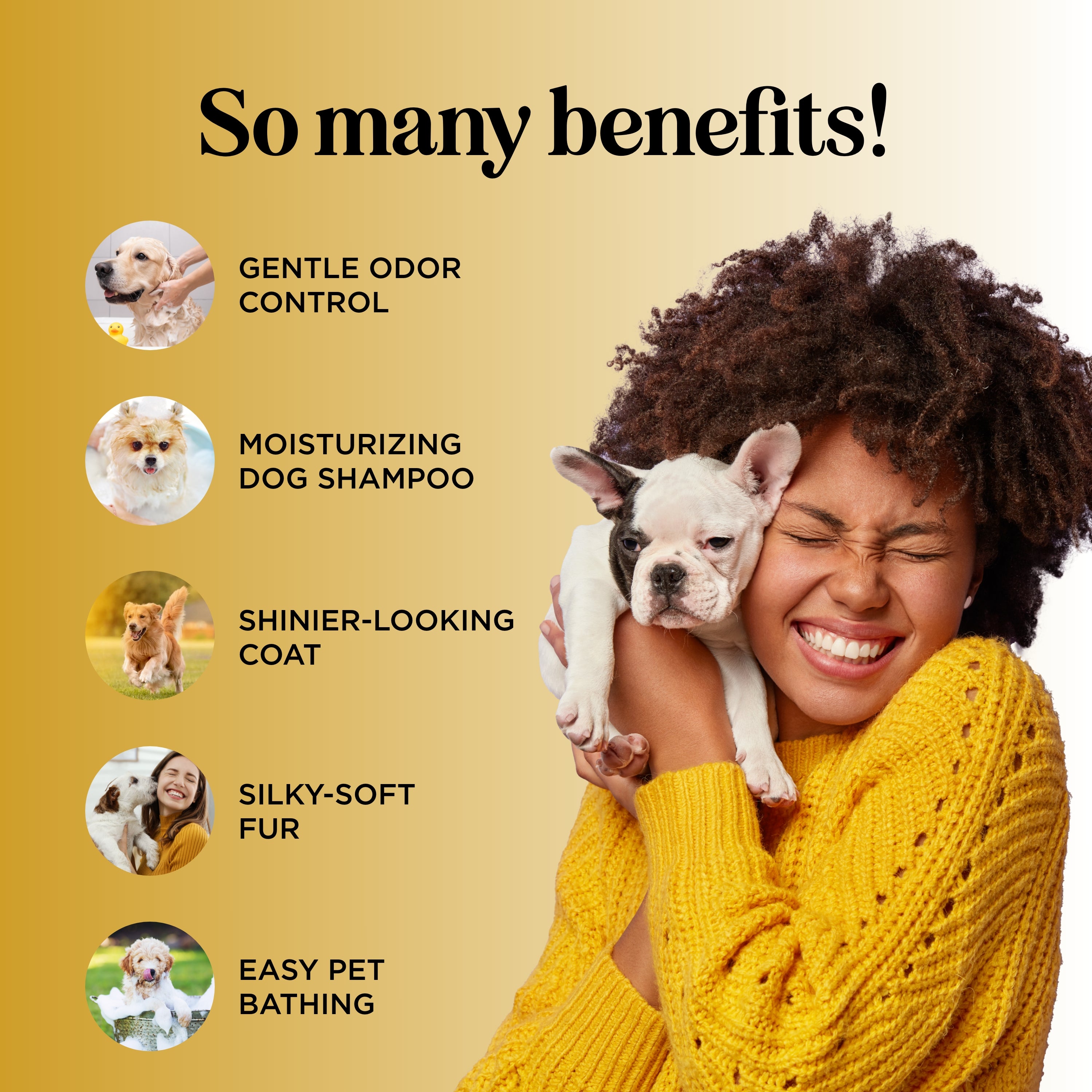 Natural Oatmeal Pet Shampoo for Dogs & Cats - Hypoallergenic, Soothing & Moisturizing - Perfect for Sensitive Skin & Allergy Relief - Ideal for Bath Time & Grooming
