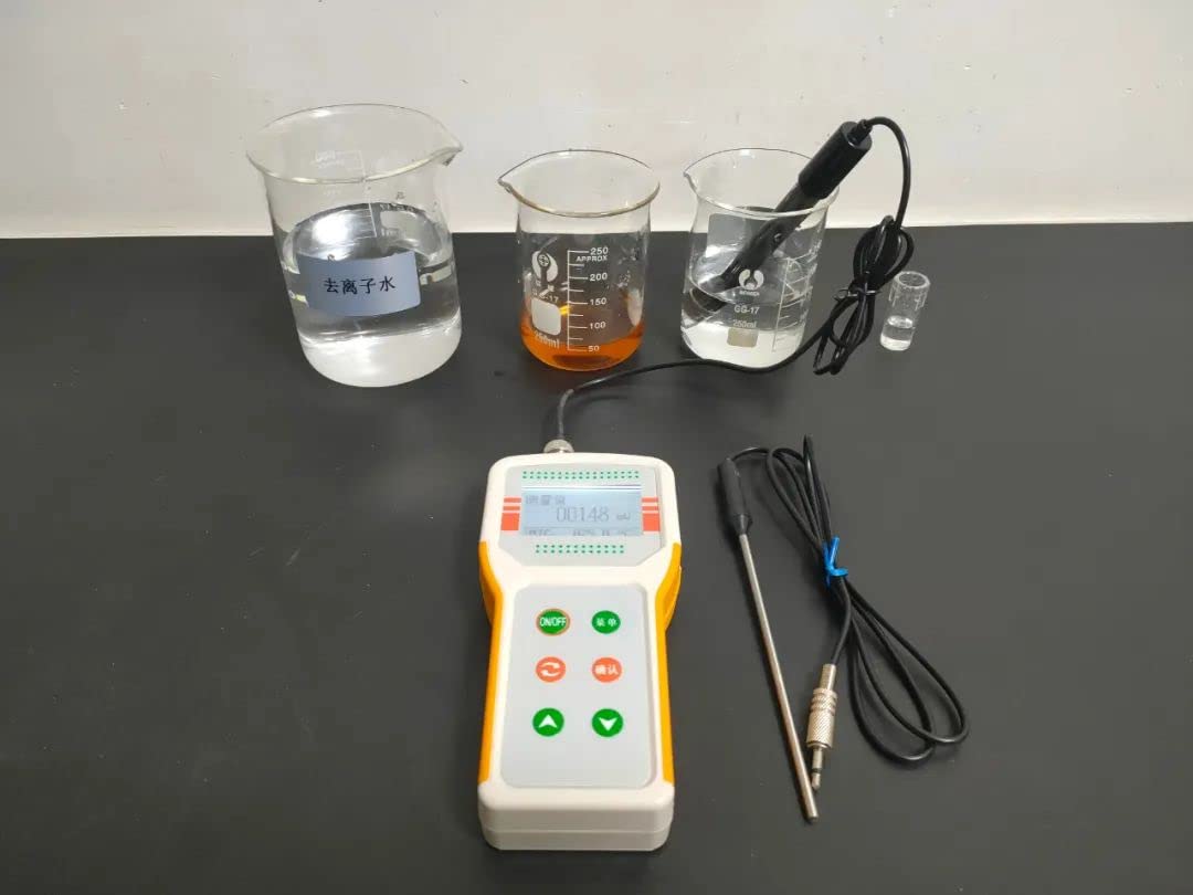 Digital ORP Meter with Temperature Compensation - Portable Water Quality Tester for Pools, Aquariums & Hydroponics | Accurate pH/ORP Measurement Device