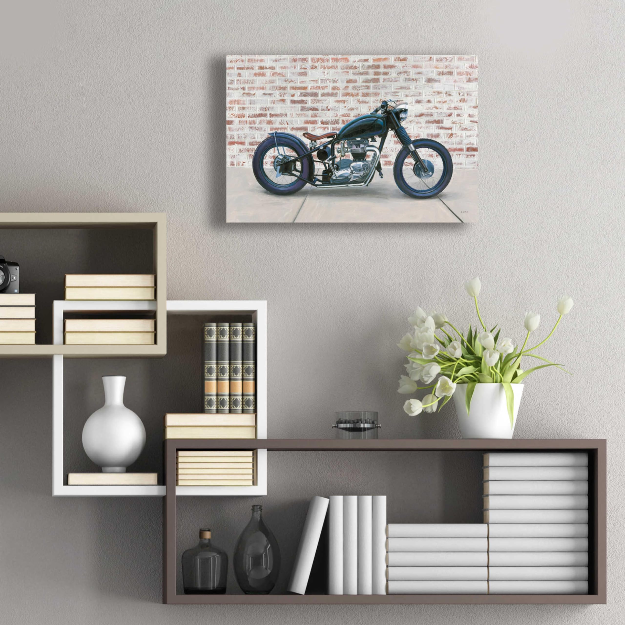 Epic Art 'Let's Roll I' by James Wiens - Premium Acrylic Glass Wall Art Painting 24x16 Inches - Perfect for Living Room, Bedroom, Office & Modern Home Decor