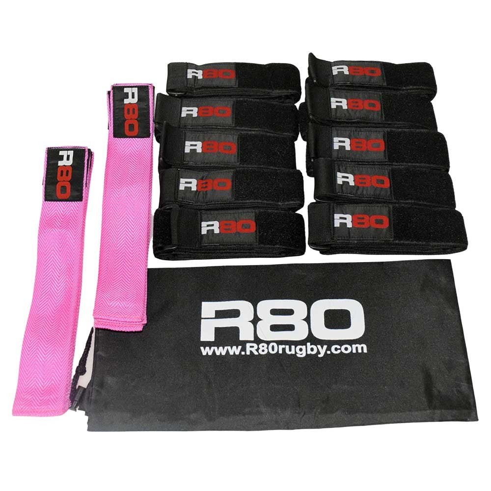 R80 Junior Rippa Rugby Set for 15 Players - Kids Rugby Training Equipment for Schools & Youth Teams | Perfect for Practice, Games & Team Sports Activities