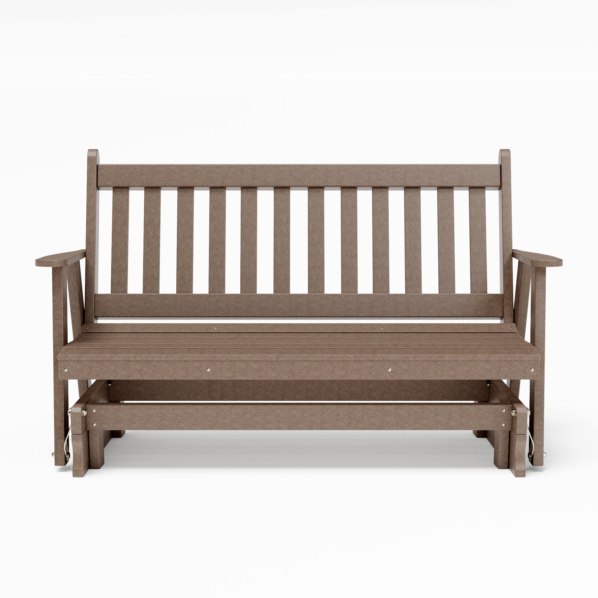Keystone Amish Co. Franklin Poly Composite Porch Glider - Durable Outdoor Swing for Patio, Garden, and Backyard Relaxation