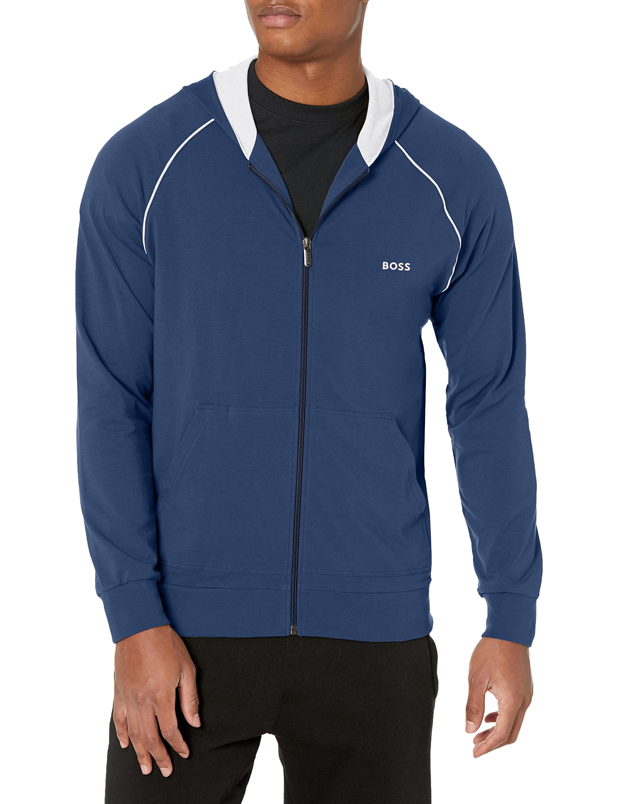 BOSS Men's Mix & Match Zip-Up Hoodie - Stylish & Comfortable Fleece Jacket for Casual Wear, Gym, and Outdoor Activities