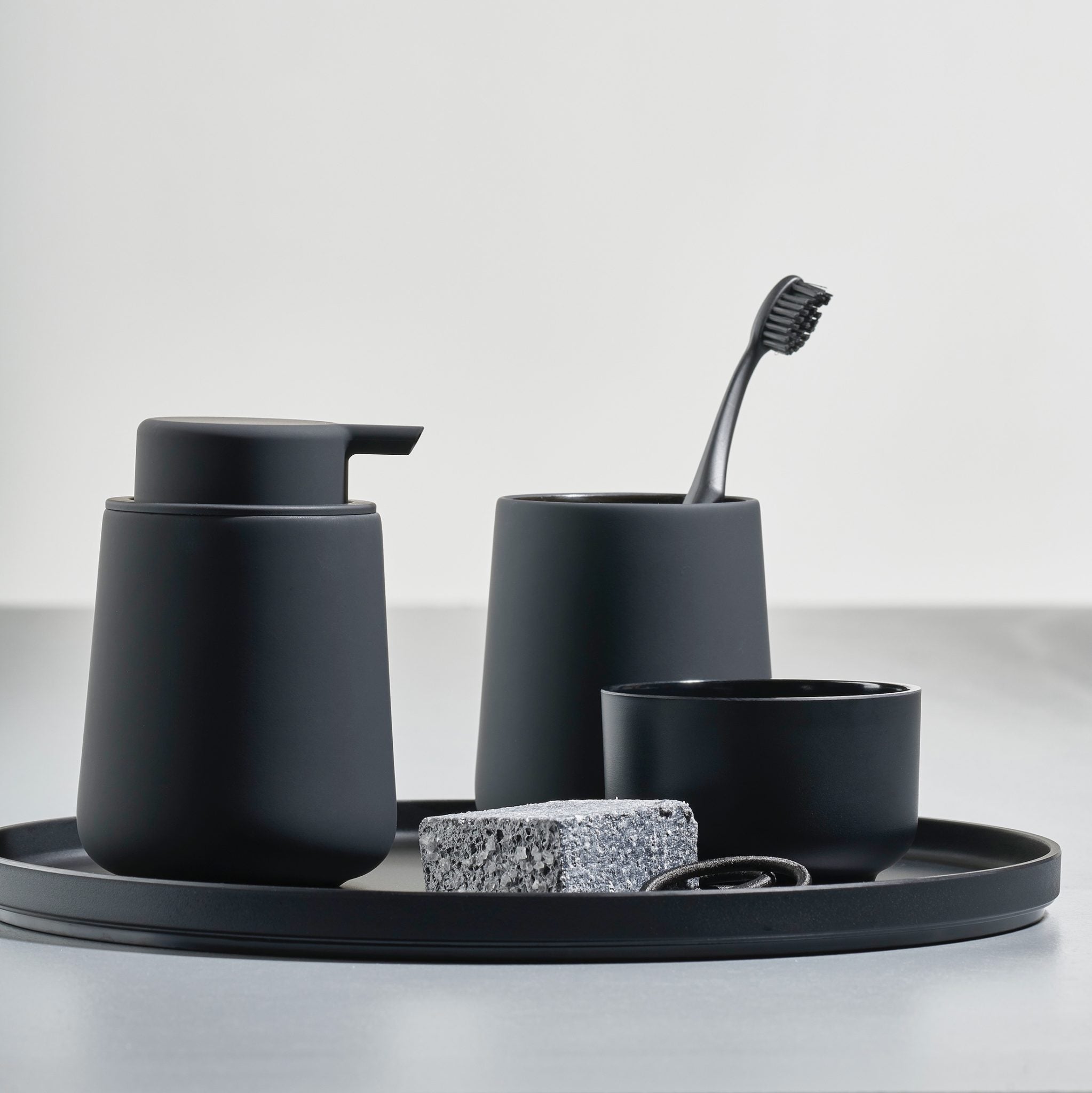 ZONE DENMARK Nova One Soap Dispenser - Modern Touchless Automatic Soap Dispenser for Kitchen & Bathroom, Perfect Grey - Ideal for Home, Office, and Restaurant Use