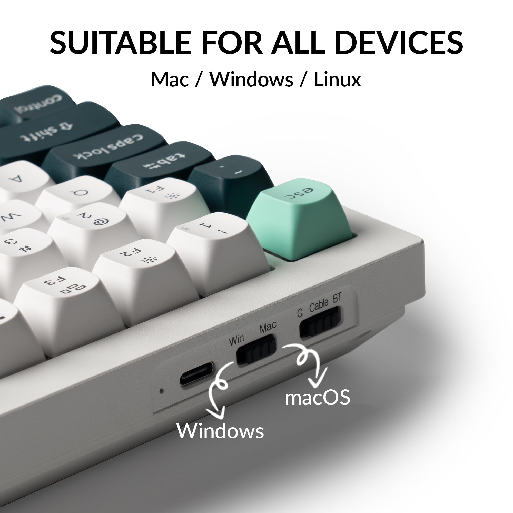 Keychron Q1 HE Wireless Custom Mechanical Keyboard - QMK/VIA Programmable, Hall Effect Gateron Magnetic Switches, Rapid Trigger, Hot-Swappable, 2.4GHz/Bluetooth, RGB Backlit for Mac/Windows/Linux | Perfect for Gaming, Coding & Office Work