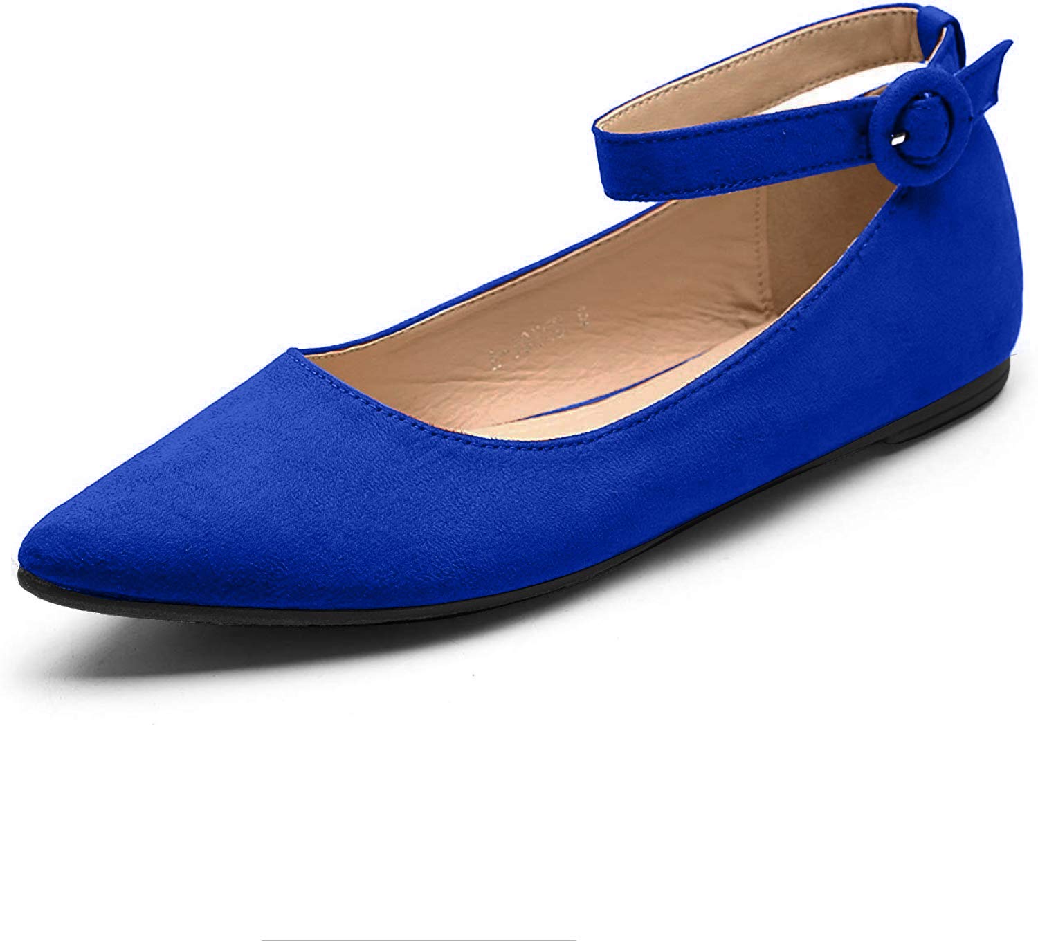 Ashley A AA-JOYCE02 Women's Comfortable Slip-On Ballet Flats - Pointed Toe Dress Shoes for Work, Office & Special Occasions