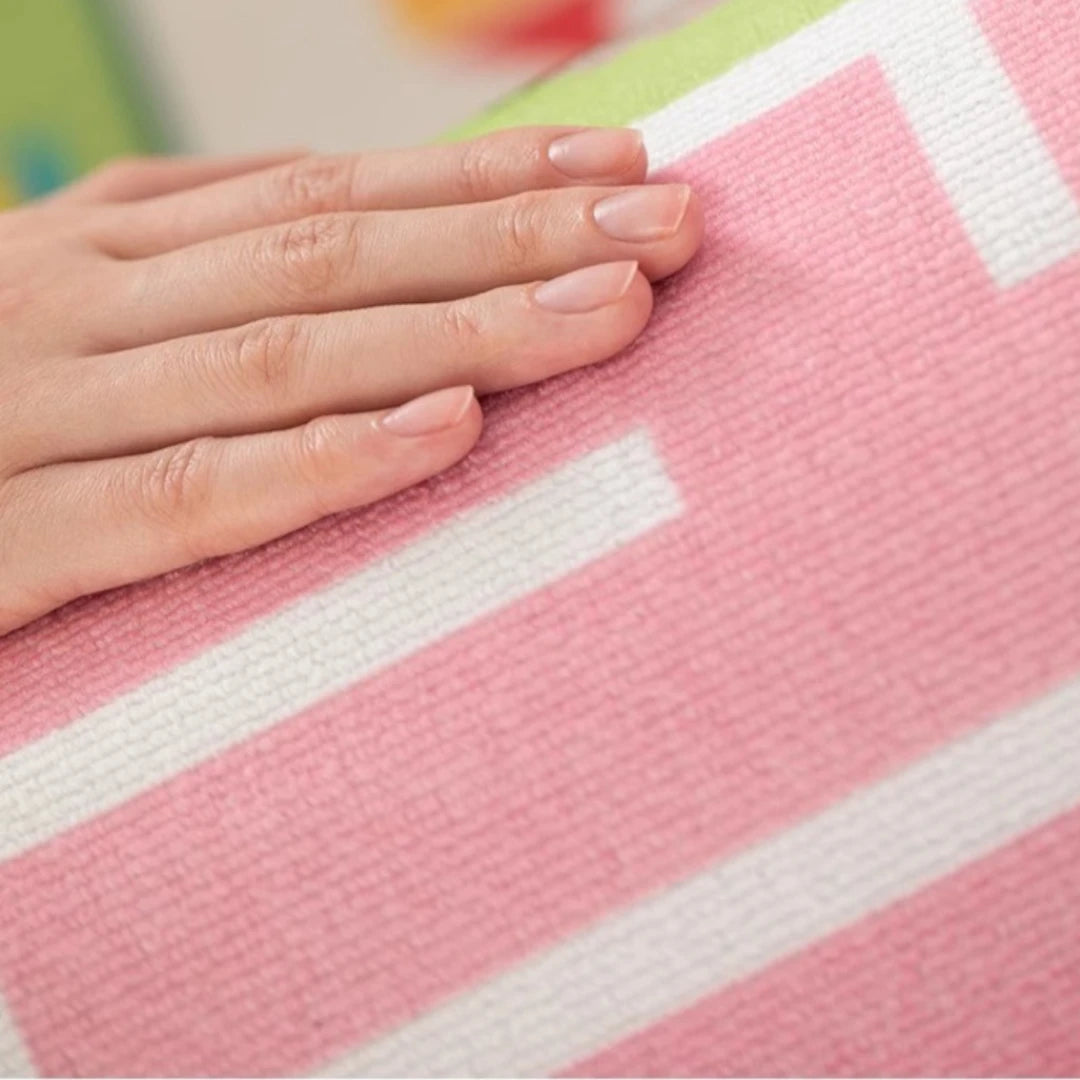 Premium Velvet Spillproof Nursery Rug for Kids - Soft & Durable Play Mat for Baby Crawling, Toddler Playroom & Daycare Flooring - Phyllis Wonderland Collection