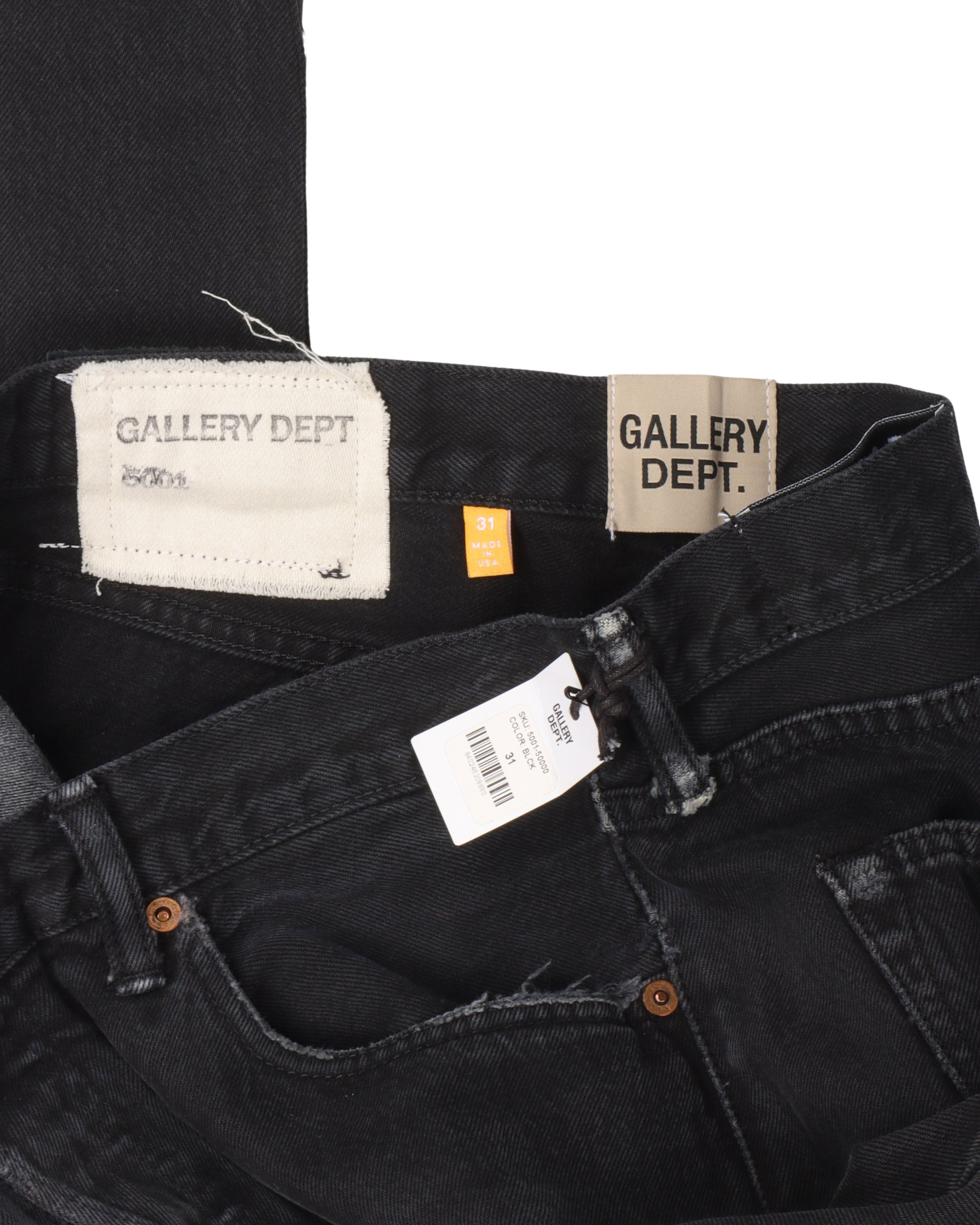 Gallery Dept 5001 High Waist Distressed Jeans for Women - Vintage Style Ripped Denim Pants | Perfect for Casual Outfits, Streetwear & Night Out Looks