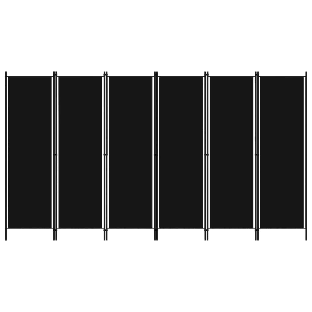 6-Panel Folding Room Divider Privacy Screen - 118.1