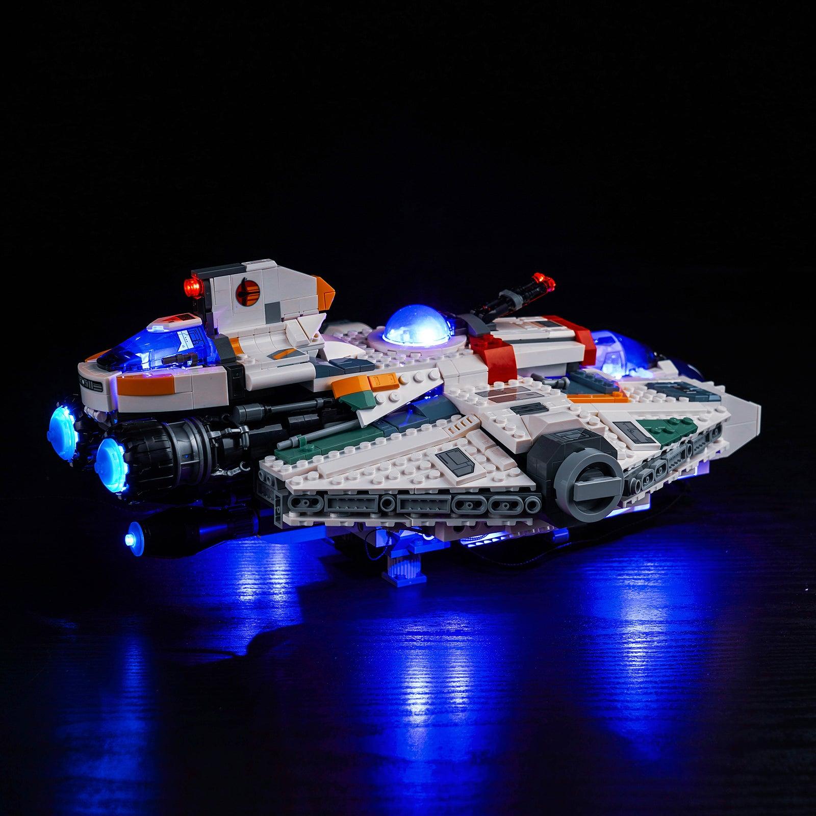 LEGO Star Wars Ghost & Phantom II (75357) Lighting Kit - LED Light Set for Building Blocks - Enhance Your LEGO Display for Home Decor & Collectibles