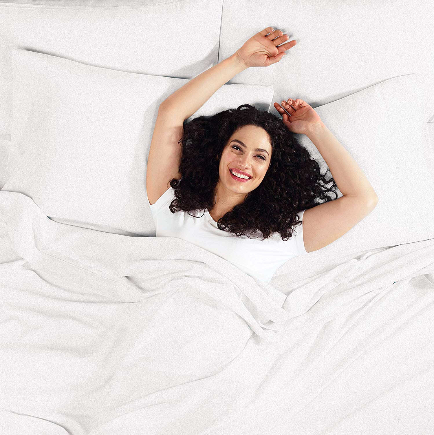 Premium 5-Piece Split King Sheet Set - 100% Egyptian Cotton 800 Thread Count - Deep Pocket Fits 12