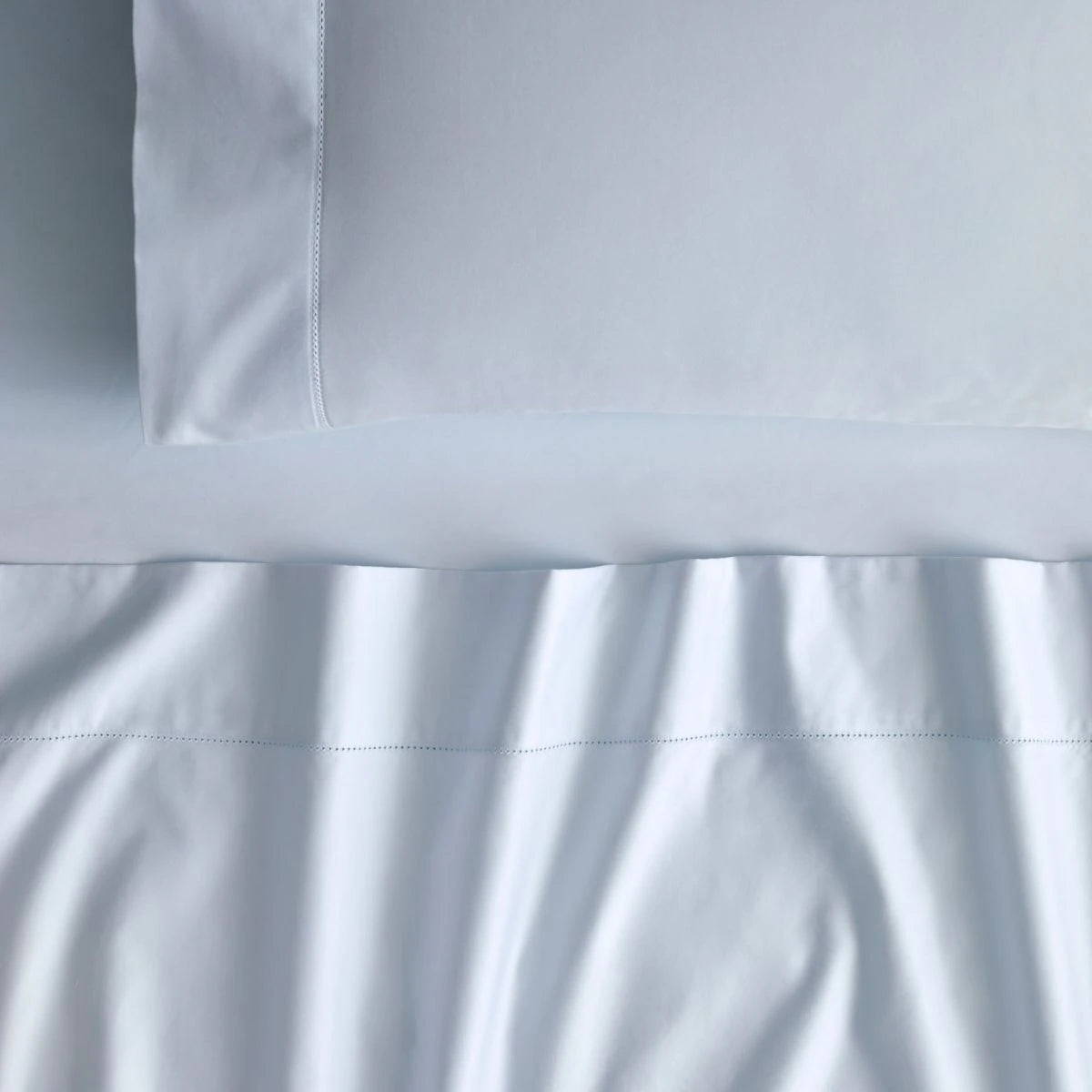1000TC Luxury Cotton Sateen Sheet Set - Soft Blue Hotel Quality Bedding by Sheridan | Ultra Soft Breathable Sheets for Bedroom, Guest Room & Airbnb