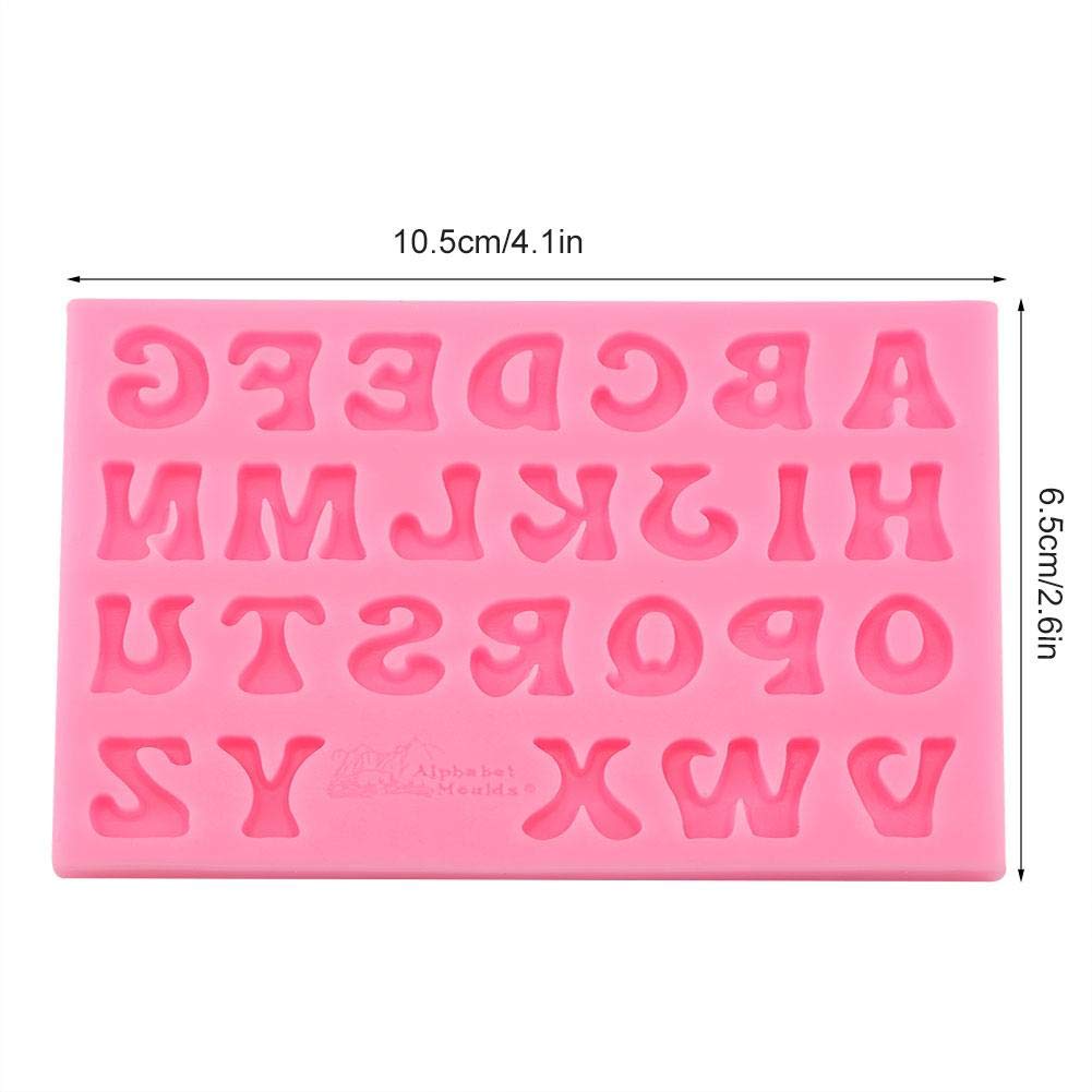 Premium Silicone Letter Molds for Candy, Cake, Fondant & Chocolate Decorating - DIY Baking Tools for Birthdays, Weddings & Party Desserts