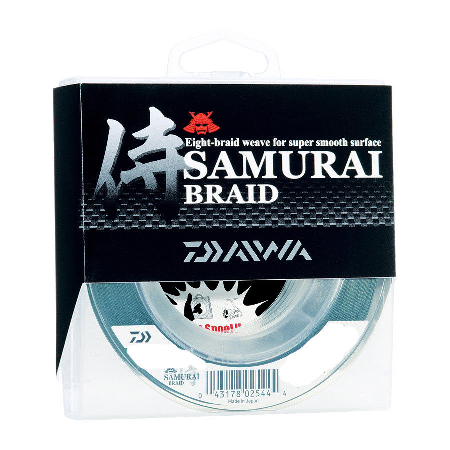 Daiwa Samurai Braided Fishing Line - High Strength Green PE Line for Saltwater & Freshwater Fishing - Perfect for Casting, Trolling, and Surf Fishing