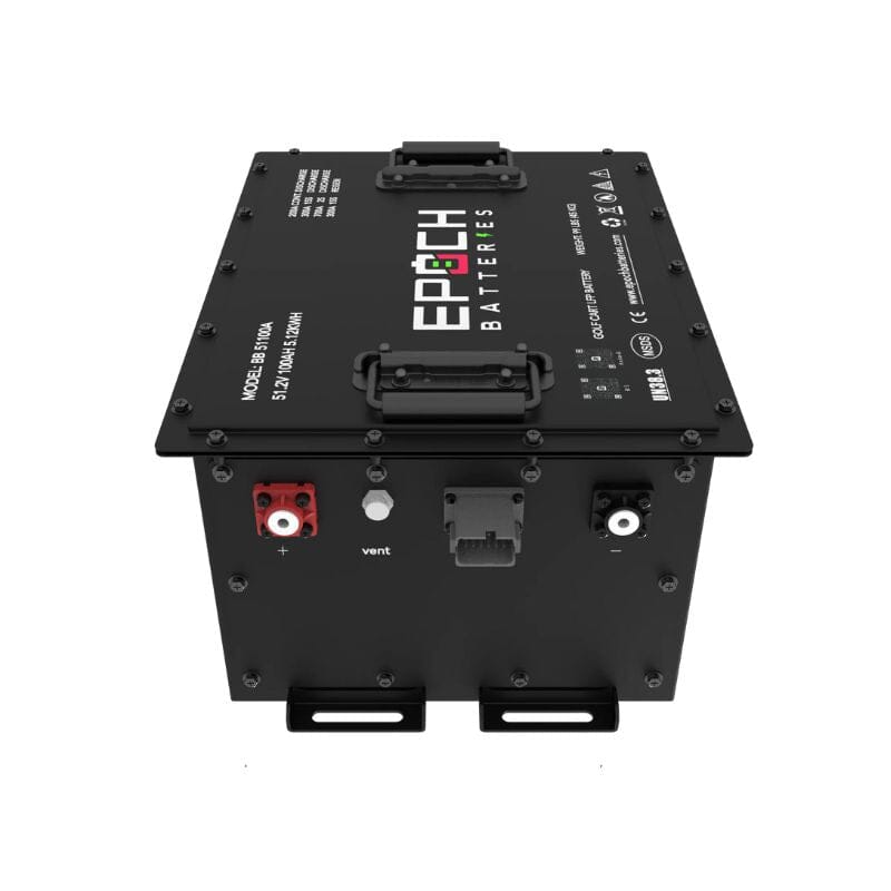 48V 100Ah LiFePO4 Lithium Battery Kit for Club Car Golf Carts - Complete Replacement Set for Long-Lasting Performance on Golf Courses & Neighborhood Rides