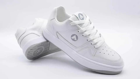 Air Walk H Brook White Sneakers - Comfortable Casual Shoes for Men & Women | Perfect for Walking, Running, and Everyday Wear