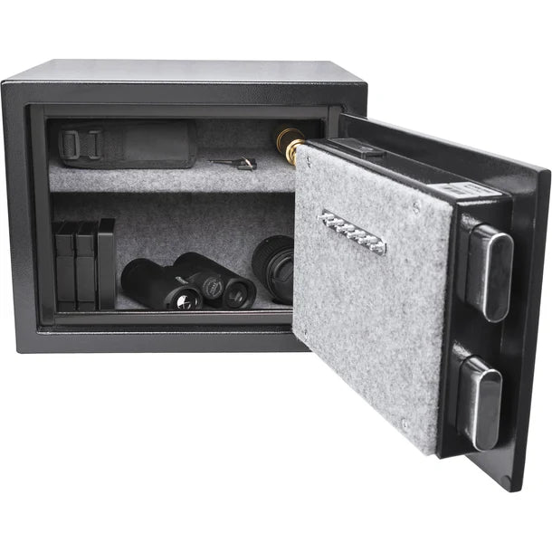 Barska AX13498 Biometric Fingerprint Fireproof Safe Box - Black | Secure Home & Office Use for Documents, Jewelry & Valuables