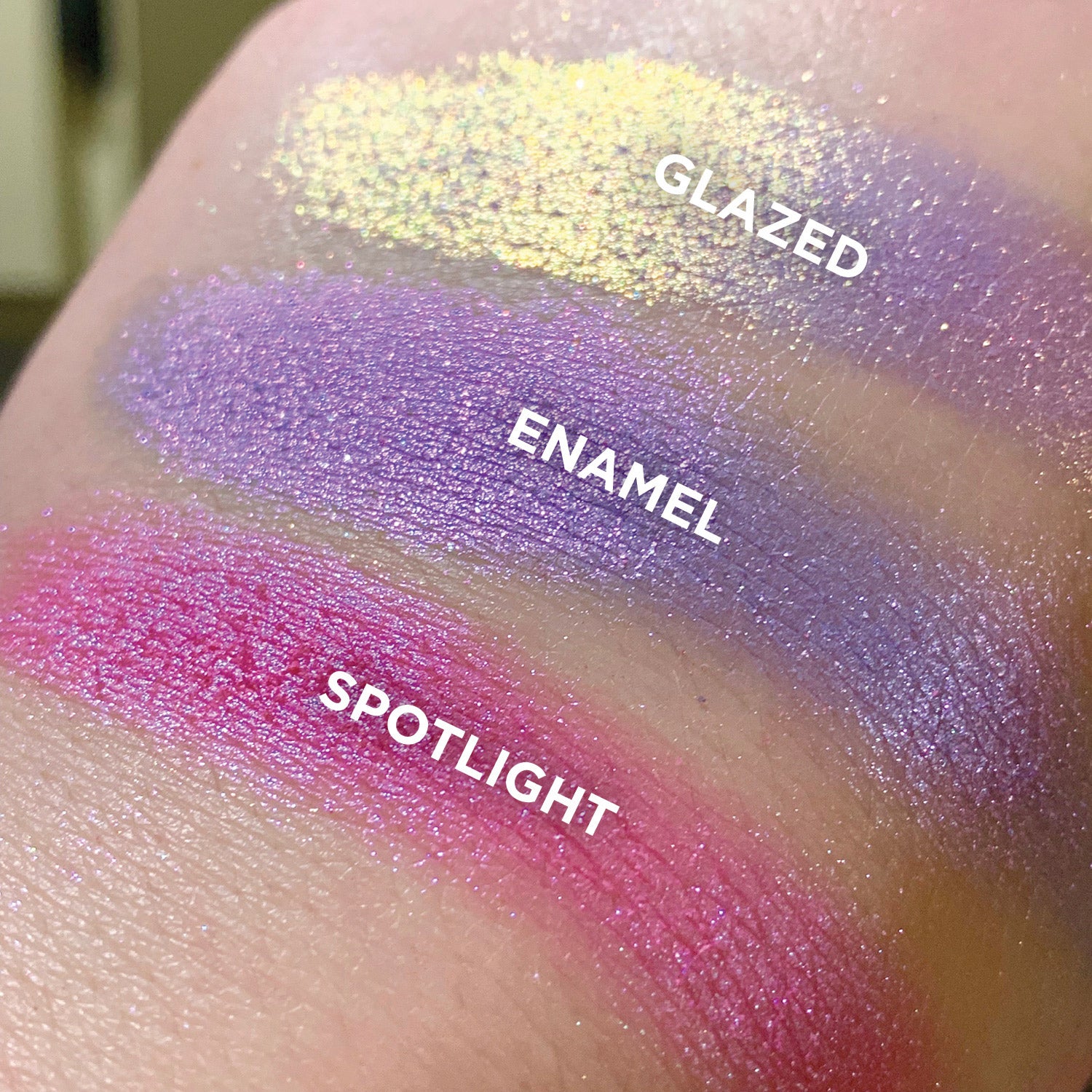 Glazed Glitter Multichrome Eyeshadow Palette - Long Lasting Pigmented Makeup for Day & Night Looks - Perfect for Parties, Date Nights & Special Occasions