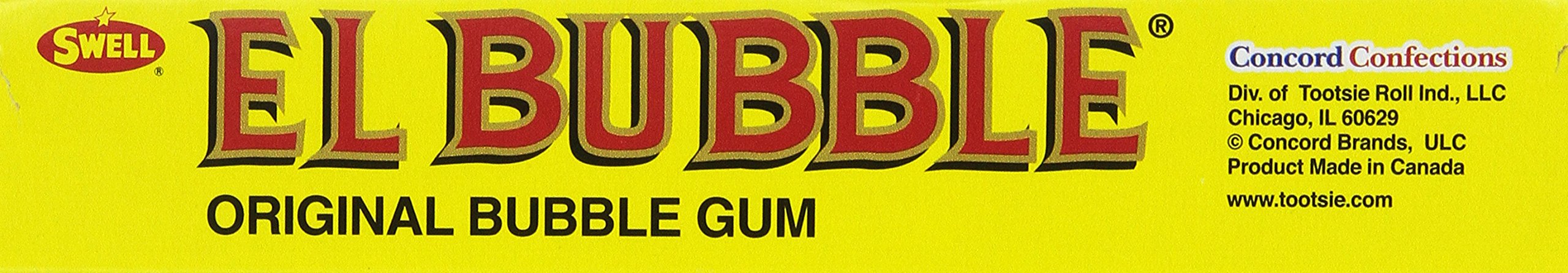 El Bubble Bubble Gum Cigars - 36 Count Box | Fun Novelty Candy for Parties, Gags & Pranks | Perfect for Birthdays, Halloween & April Fools' Day