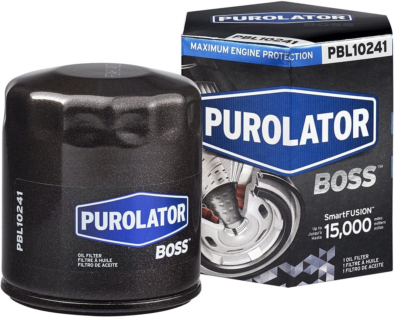 Purolator Spin-On Oil Filter PBL10241 - 6 Pack | High-Performance Engine Protection for Cars, Trucks & SUVs | Ideal for DIY Oil Changes & Routine Maintenance