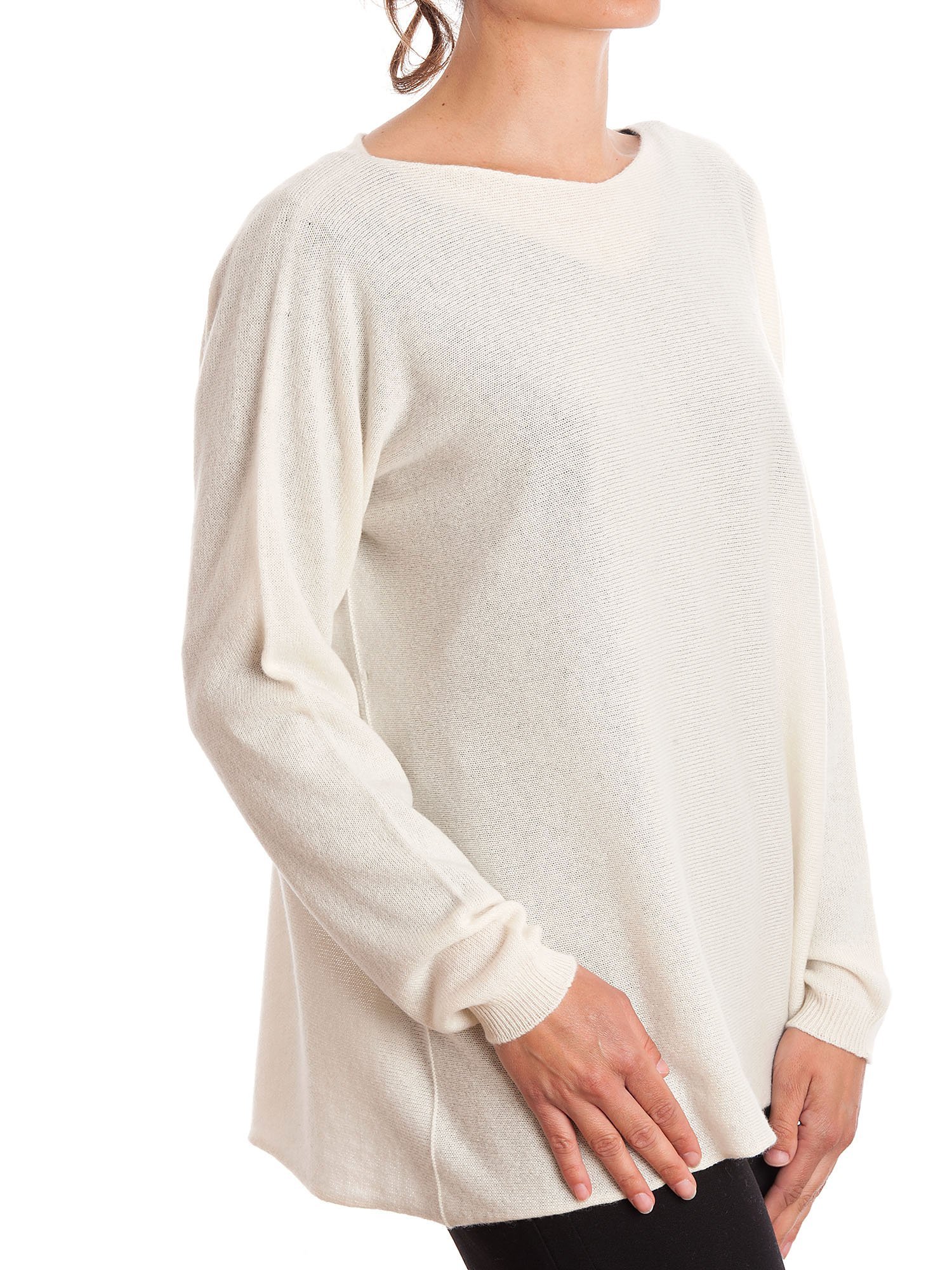 Luxury 100% Cashmere Maxi Pull Sweater for Women | Dalle Piane Italian Cashmere | Warm Winter Knitwear | Perfect for Office, Travel & Special Occasions