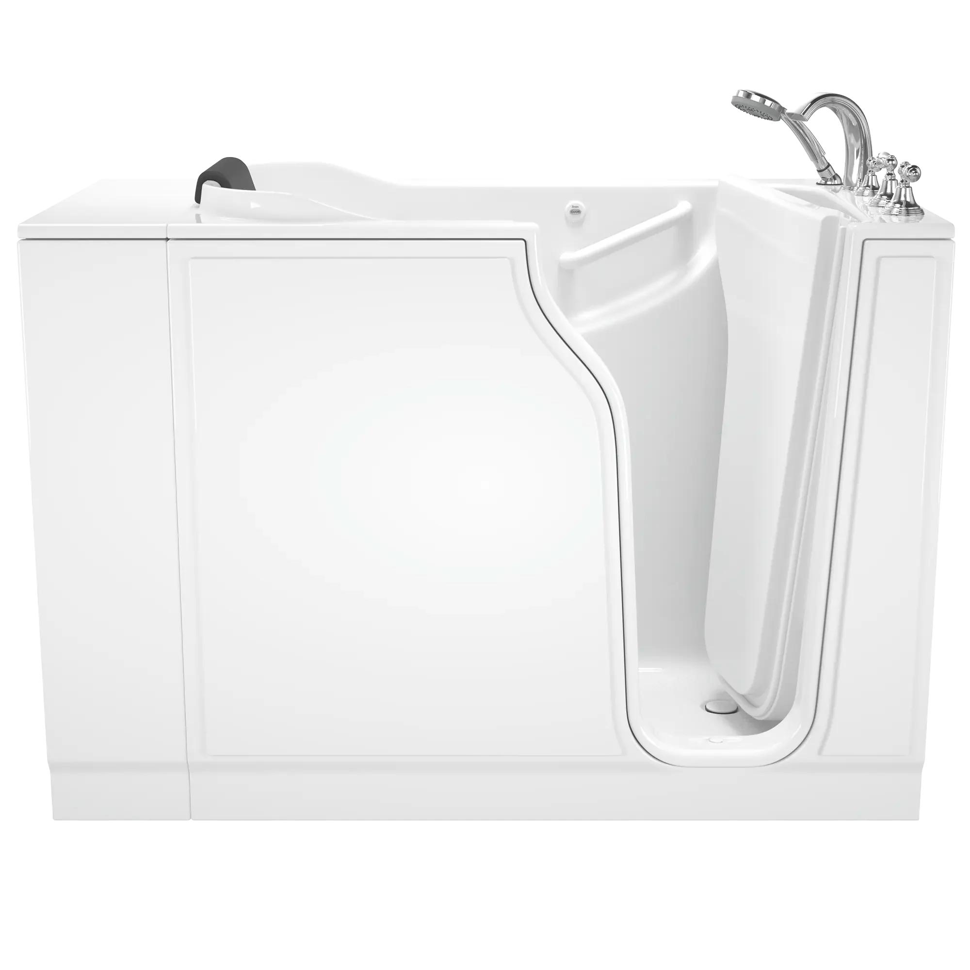 Premium 30 x 52 Inch Walk-in Bathtub with Soaker System - Right Hand Drain & Faucet - Gelcoat Finish for Elderly & Mobility Needs - Ideal for Safe Bathing & Relaxation