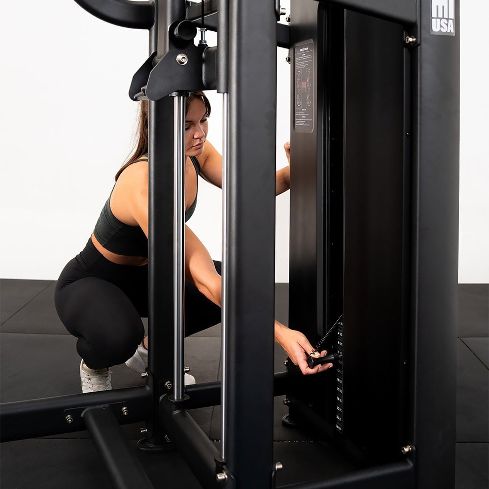 Force USA Solitude Assisted Chin Up & Dip Machine - Home Gym Strength Training Equipment for Pull Ups, Dips & Bodyweight Exercises - Perfect for Home Workouts & Fitness Enthusiasts