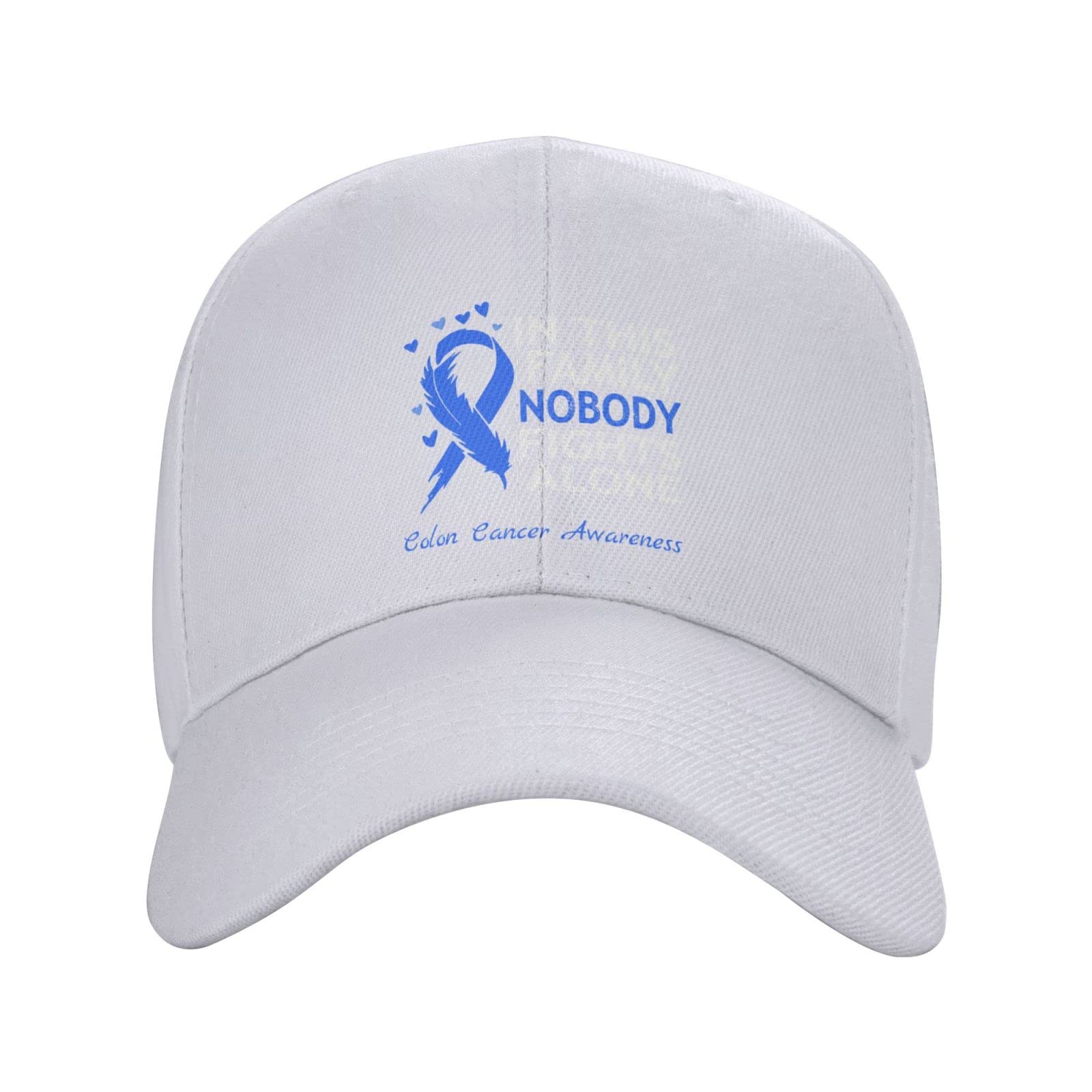 Fight Colon Cancer Together - Adjustable Baseball Cap for Men & Women - Support Awareness with This Stylish Dad Hat - Perfect for Walks, Sports & Everyday Wear