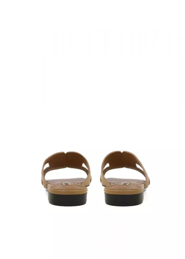 Chieko Women's Comfortable Camel Color Sandals - Perfect for Beach, Vacation & Summer Outfits