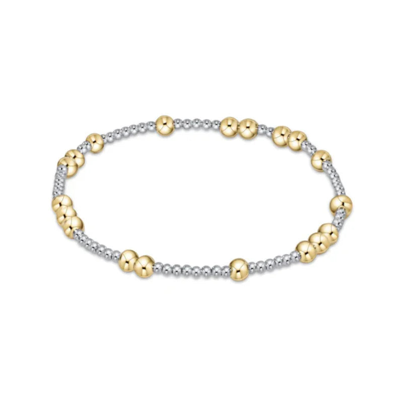 Enewton Hope Unwritten 4mm Mixed Metal Stacking Rings Set - Perfect for Layering, Everyday Wear & Gift Giving