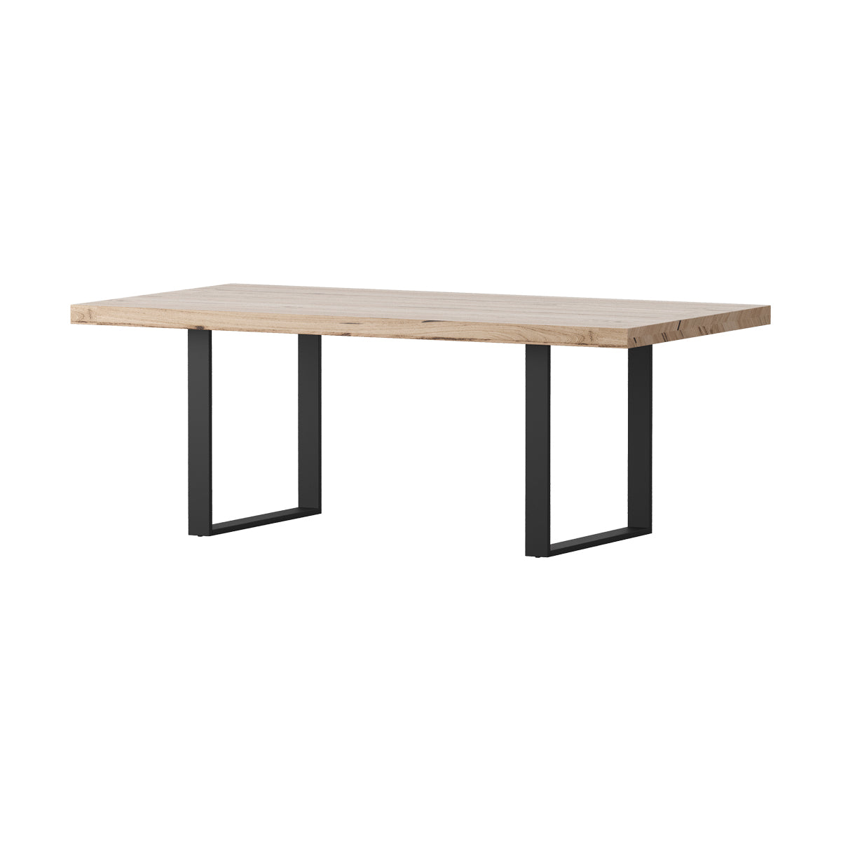 Ellis Dining Table - Modern Wooden Kitchen Table for 6, Farmhouse Style Dining Room Furniture - Perfect for Family Meals, Dinner Parties & Home Decor