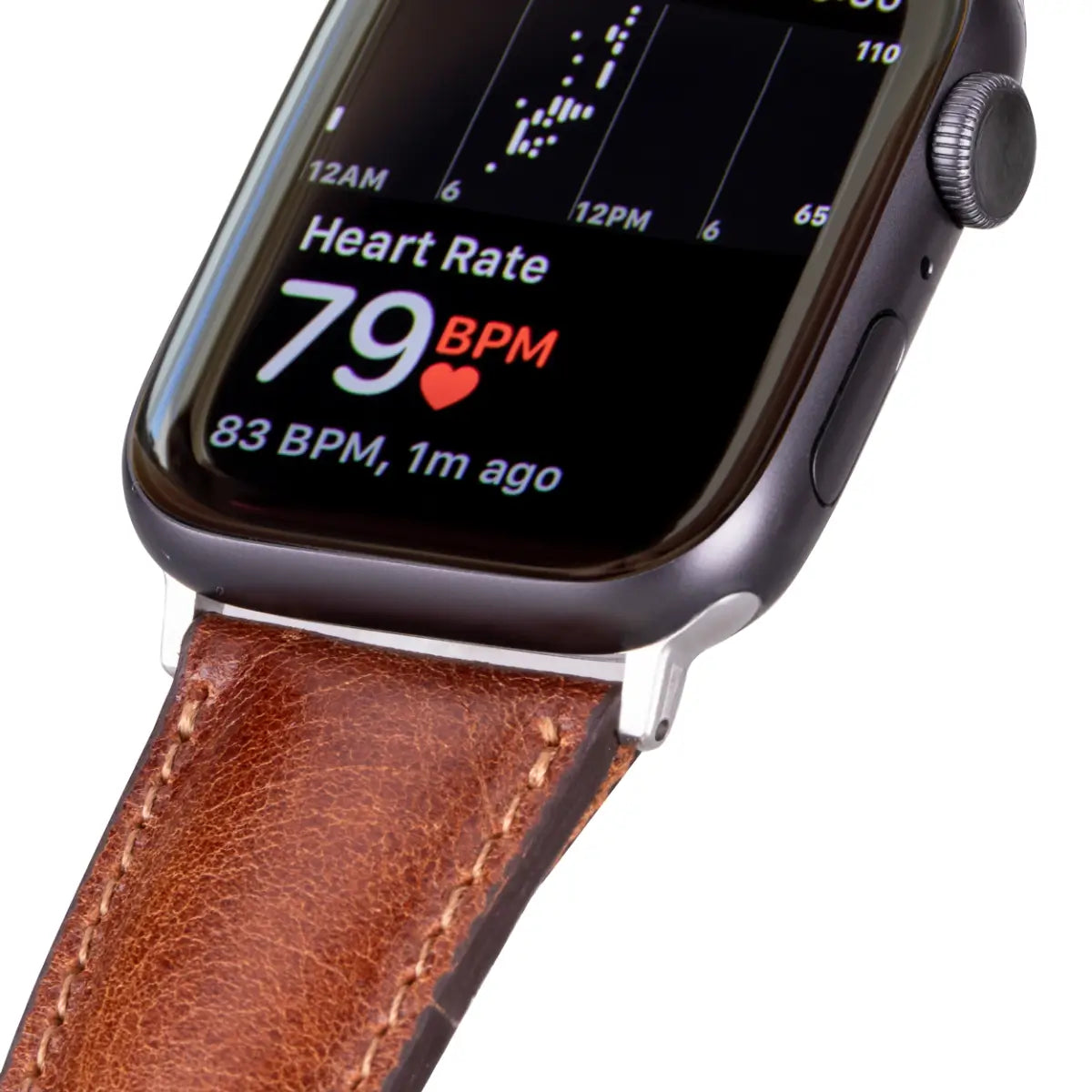 Premium Dark Brown Genuine Leather Apple Watch Band - Classic & Stylish for Men & Women - Perfect for Business, Casual & Everyday Wear