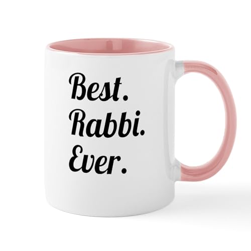 White/Pink Inside - Best. Rabbi. Ever. Mugs