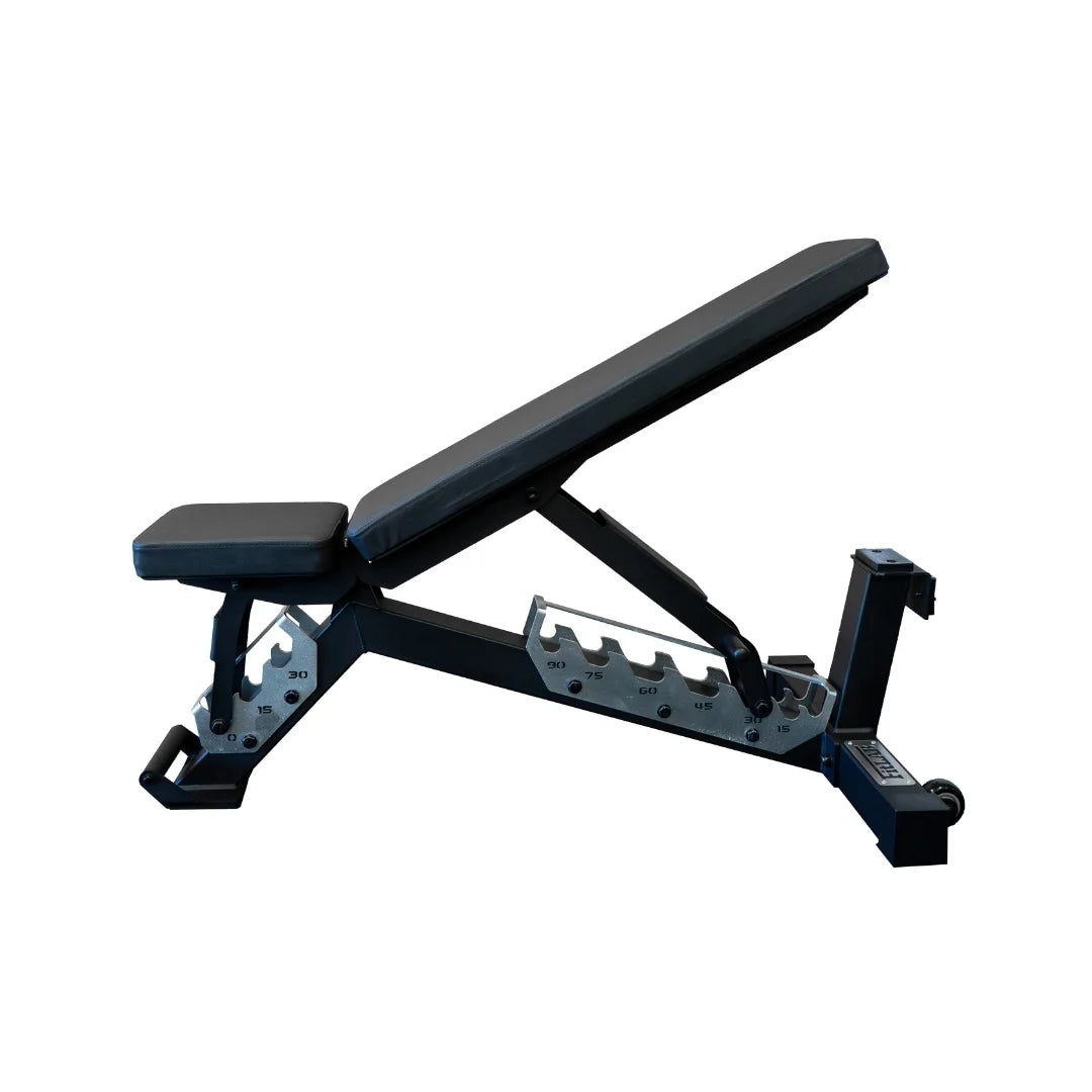 FITLAB Commercial Pro Series Adjustable Weight Bench for Strength Training - Heavy Duty Gym Equipment for Full Body Workout | Perfect for Home Gym & Commercial Fitness Centers