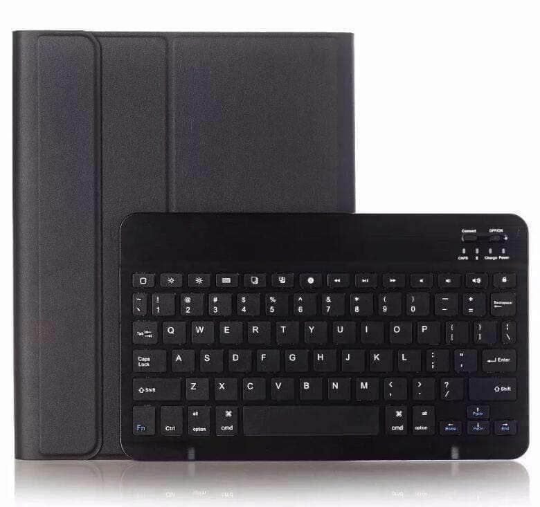Premium Leather-Look Bluetooth Keyboard Case for iPad 9.7 (5th/6th Gen) with Stylus Holder | Detachable Keyboard & Protective Cover | Perfect for Work, Study & Travel